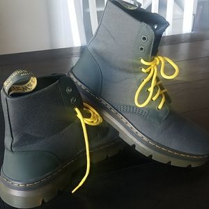 Mens Dr. Martens  Combs Casual Boots Olive Green